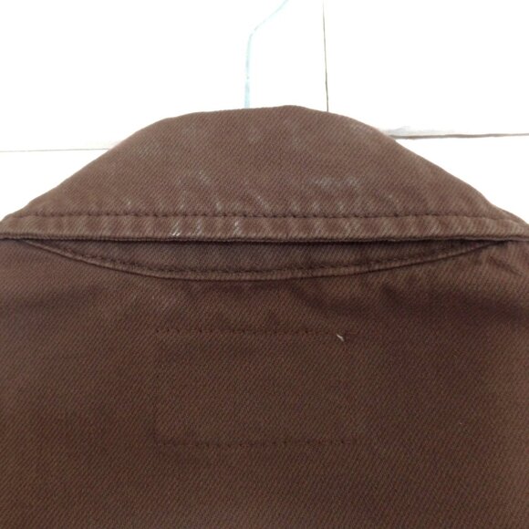 Free People  We The Free Opal Swing Denim Jacket XL BROWN - Picture 7 of 7